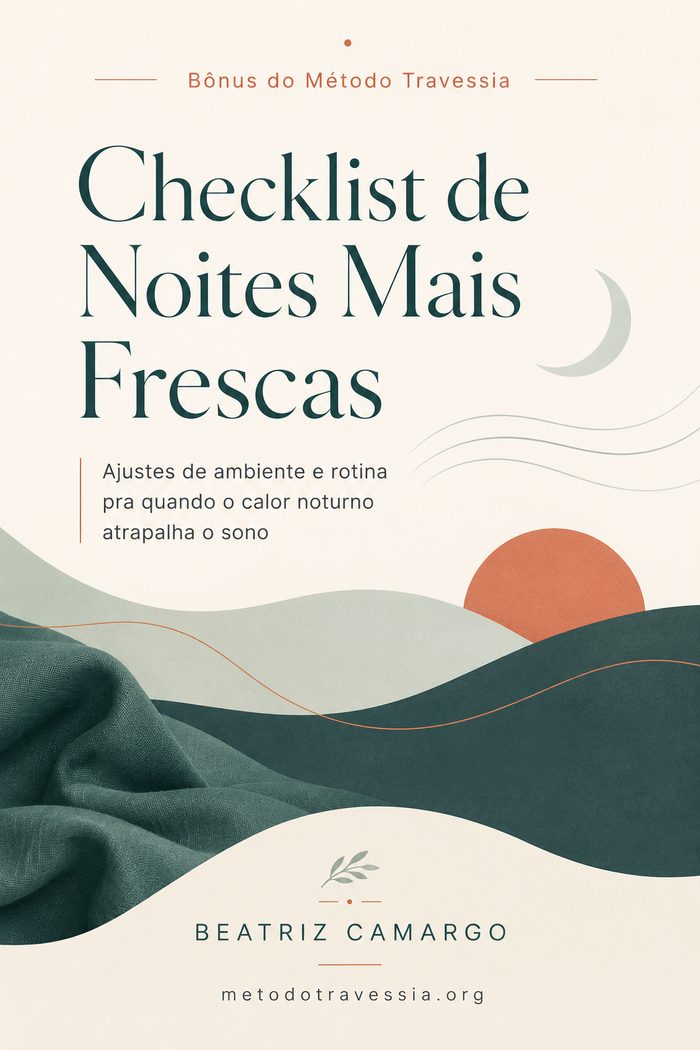 Capa do bônus Checklist de Noites Mais Frescas